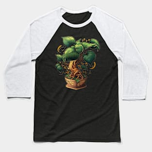 Golden Pothos Bonsai Baseball T-Shirt